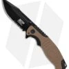 Smith & Wesson M&P Liner Lock Knife Tan/Black (3.4" Black Serr) SWMP13GLS