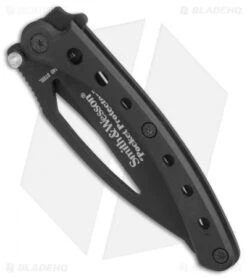 Smith & Wesson Pocket Protector Frame Lock Knife Black (2.625" Black) -Elite Folds Smith Wesson Pocket Protector black black BHQ 75356 er spine