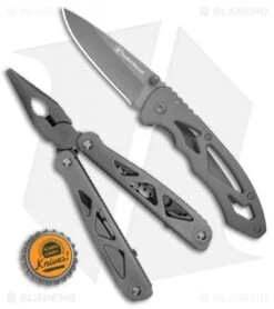 Smith & Wesson Frame Lock Knife & Multi-Tool Combo 1131871 -Elite Folds Smith Wesson SW Knife Tool Combo BHQ 117106 jr bottlecap