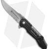 Smith & Wesson Liner Lock Knife Gray/Black (3.6" Satin Serr) SW607S