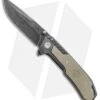Smith & Wesson Liner Lock Knife Tan G-10 (3.5" Black Stonewash) SW609