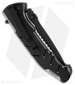 Smith & Wesson Extreme OPS Liner Lock Pocket Knife Black (3.25" Black) -Elite Folds Smith and Wesson Extreme OPS BHQ 119711 td side