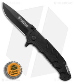 Smith & Wesson Extreme OPS Liner Lock Pocket Knife Black (3.25" Black) -Elite Folds Smith and Wesson Extreme OPS BHQ 119711 td size