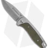 Smith & Wesson Freighter Liner Lock Knife Steel/Green G-10 (3.5" Stonewash)