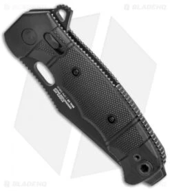 Elite Folds -Elite Folds Sog Seal XR Flipper Black FRN Black Serr BHQ 136182 jr spine