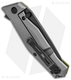 Steel Will Apostate 1157 Frame Lock Knife OD Green G-10/Ti (3.75" Black SW) -Elite Folds Steel Will Apostate 1157 FL OD Green G 10 Ti Black SW BHQ 101034 jr side