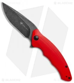 Steel Will Avior Liner Lock Knife Red G10 (3.2" Black SW) F62-05