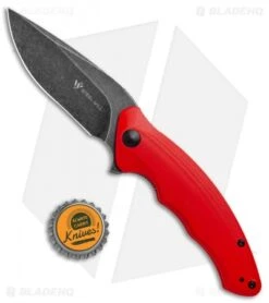 Steel Will Avior Liner Lock Knife Red G10 (3.2" Black SW) F62-05 -Elite Folds Steel Will Avior LL Red G 10 Black SW SWF62 05 BHQ 110565 jr bottlecap