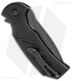 Steel Will Censor Liner Lock Knife Black FRN (3.5" Black Stonewash) F13-A1B -Elite Folds Steel Will Censor LL Black FRN Black SW F13 A1B BHQ 105284 jr side