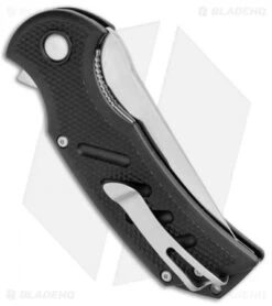 Steel Will Censor Liner Lock Knife Black FRN (3.5" Satin) F13-A3 -Elite Folds Steel Will Censor LL Black FRN Satin F13 A3 BHQ 105285 jr side