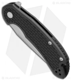 Steel Will Knives Cutjack Flipper Knife Black FRN (3.5" Satin) C22-1BK -Elite Folds Steel Will Cutjack Black FRN Satin C221BK BHQ 71661 jr spine