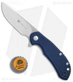 Steel Will Knives Cutjack Mini Flipper Knife Blue FRN (3" Satin) C22M-1BL -Elite Folds Steel Will Cutjack C22M 1BL BHQ 77676 er bottlecap