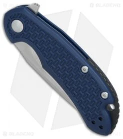 Steel Will Knives Cutjack Mini Flipper Knife Blue FRN (3" Satin) C22M-1BL -Elite Folds Steel Will Cutjack C22M 1BL BHQ 77676 er spine