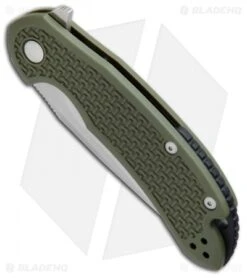 Steel Will Knives Cutjack Flipper Knife OD Green FRN (3.5" Satin) C22-1OD -Elite Folds Steel Will Cutjack OD Green FRN Satin C221OD BHQ 71662 jr spine