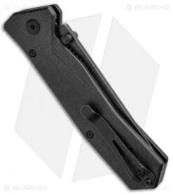 Steel Will Daitengu Liner Lock Knife Black G-10 (3.25" Black Stonewash) F11-09 -Elite Folds Steel Will Daitengu LL Black G 10 Black SW F11 09 BHQ 99178 jr side