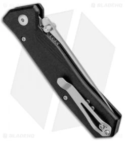 Steel Will Daitengu Liner Lock Knife Black G-10 (3.25" Satin) F11-01 -Elite Folds Steel Will Daitengu LL Black G 10 Satin F11 01 BHQ 99176 jr side