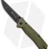 Steel Will Daitengu Liner Lock Knife OD Gree G-10 (3.25" Black Stonewash) F11-33
