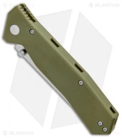 Steel Will Daitengu Liner Lock Knife OD Green G-10 (3.25" Satin) F11-02 -Elite Folds Steel Will Daitengu LL OD Green G 10 Satin F11 02 BHQ 99177 jr spine