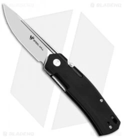 Steel Will Fjord Liner Lock Knife Black G-10 (3.5" Satin) F7101