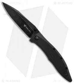 Steel Will Gienah Liner Lock Knife Black G-10 (3.9" Black Stonewash) F53-18
