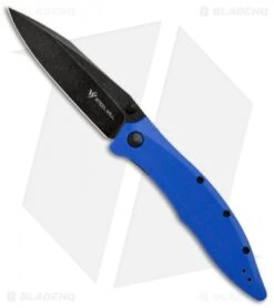 Steel Will Gienah Liner Lock Knife Blue G-10 (3.9" Black Stonewash) F53-23