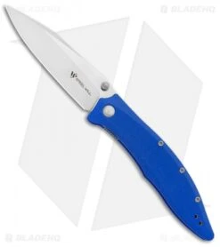 Steel Will Gienah Liner Lock Knife Blue G-10 (3.9" Satin) F53-13