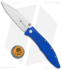 Steel Will Gienah Liner Lock Knife Blue G-10 (3.9" Satin) F53-13 7 Steel Will Gienah Liner Lock Knife Blue G-10 (3.9" Satin) F53-13 -Elite Folds Steel Will Gienah LL Blue G 10 Satin F53 13 BHQ 102951 jr bottlecap