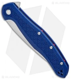 Steel Will Intrigue Liner Lock Knife Blue FRN (3.75" Satin) F45-17 -Elite Folds Steel Will Intrigue LL Blue FRN Red Satin F45 17 BHQ 99175 jr spine