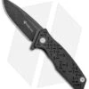 Steel Will Knives Chatbot Liner Lock Flipper Knife Black G10 (3.25" BSW)