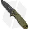 Steel Will Knives Chatbot Flipper Knife OD Green G10 (3.25" BSW) F14-33