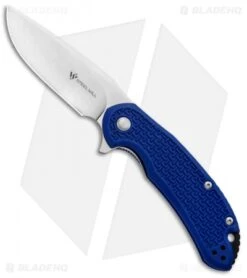 Steel Will Knives Cutjack Flipper Knife Blue FRN (3.5" Satin) C22-1BL