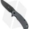 Steel Will Knives Cutjack Flipper Knife Gray FRN (3.5" Black) C22-1GB