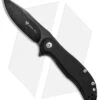 Steel Will Lanner Liner Lock Knife Black G-10 (3.25" Black Stonewash) F35M-09