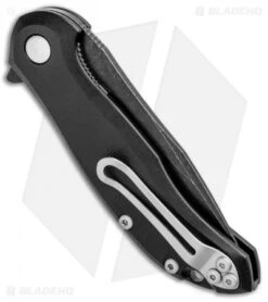 Steel Will Lanner Liner Lock Knife Black G-10 (3.25" Black Stonewash) F35M-09 -Elite Folds Steel Will Knives Lanner LL Black G 10 Black SW F35M 09 BHQ 94276 jr side