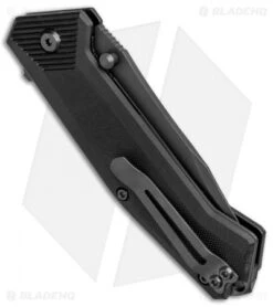 Steel Will Knives Onrush 632S Tactical Liner Lock Knife (3.75" Black Serr) -Elite Folds Steel Will Knives Onrush 632S Tactical LL Black Serr SMG632S BHQ 67054 jr side