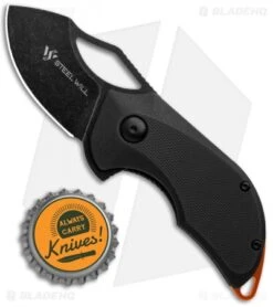 Steel Will Kobold Liner Lock Knife Black G-10 (1.75" Black Stonewash) F66-04 -Elite Folds Steel Will Kobold LL Black G 10 Black SW F66 04 BHQ 104180 jr bottlecap