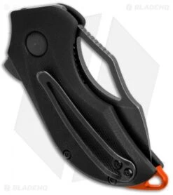 Steel Will Kobold Liner Lock Knife Black G-10 (1.75" Black Stonewash) F66-04 -Elite Folds Steel Will Kobold LL Black G 10 Black SW F66 04 BHQ 104180 jr side