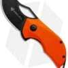 Steel Will Kobold Liner Lock Knife Orange G-10 (1.75" Black Stonewash) F66-22