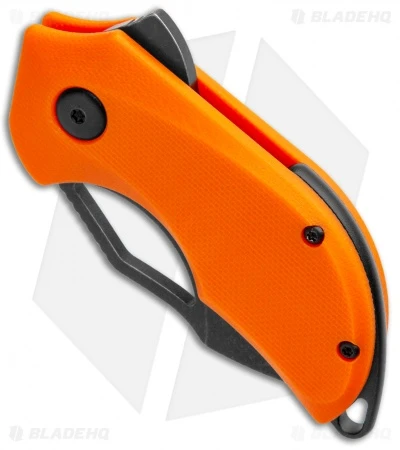 Steel Will Kobold Liner Lock Knife Orange G-10 (1.75" Black Stonewash) F66-22 2 Steel Will Kobold Liner Lock Knife Orange G-10 (1.75" Black Stonewash) F66-22 - Image 2