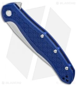 Elite Folds -Elite Folds Steel Will Mini Intrigue LL Blue FRN Satin Blue F45M 17 BHQ 99173 jr spine 2