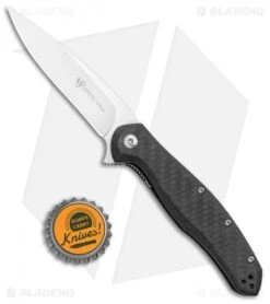 Steel Will Mini Intrigue Liner Lock Knife Carbon Fiber(3.25" Satin M390) F45M-71 -Elite Folds Steel Will Mini Intrigue LL CF Satin F45M 71 BHQ 105289 jr bottlecap