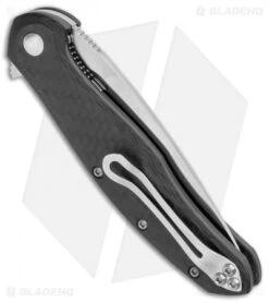 Steel Will Mini Intrigue Liner Lock Knife Carbon Fiber(3.25" Satin M390) F45M-71 -Elite Folds Steel Will Mini Intrigue LL CF Satin F45M 71 BHQ 105289 jr side