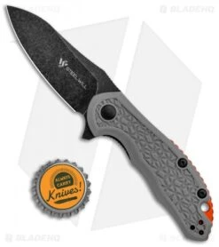 Steel Will Mini Modus Liner Lock Knife Gray FRN (2.75" Black Stonewash) F25M-19 -Elite Folds Steel Will Mini Modus LL Gray FRN Black SW F25M 19 BHQ 102319 jr bottlecap