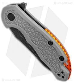 Steel Will Mini Modus Liner Lock Knife Gray FRN (2.75" Black Stonewash) F25M-19 -Elite Folds Steel Will Mini Modus LL Gray FRN Black SW F25M 19 BHQ 102319 jr spine