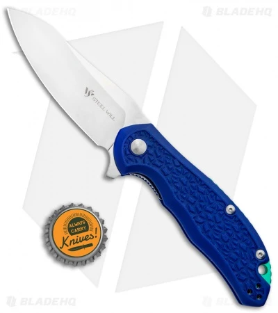 Steel Will Modus Liner Lock Knife Blue FRN (3.25" Satin) F25-15 4 Steel Will Modus Liner Lock Knife Blue FRN (3.25" Satin) F25-15 - Image 4