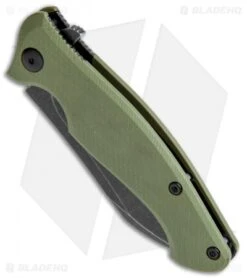 Steel Will Nutcracker Liner Lock Knife OD Green G-10 (3.5" Black SW) F24-33 -Elite Folds Steel Will Nutcrakcer LL OD Green G 10 Black SW F24 33 BHQ 118742 jr spine