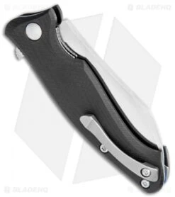 Steel Will Nutcracker Liner Lock Knife Black G-10 (3.5" Satin) F24-10 -Elite Folds Steel Will Nutcrakcer LL black G 10 Satin F24 10 BHQ 118743 jr side