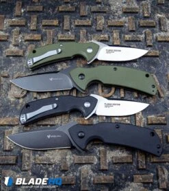 Steel Will Plague Doctor Mini Liner Lock Knife OD Green G-10 (3.4" Satin) -Elite Folds Steel Will Plague Doctor Liner Lock Knife Black G 10 Black SW F16 03 BHQ 94277 kp storm drain web