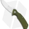 Steel Will Plague Doctor Mini Liner Lock Knife OD Green G-10 (3.4" Satin)