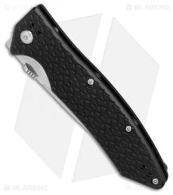 Steel Will Resident Liner Lock Knife Black Al (3.5" Satin) F15-51 -Elite Folds Steel Will Resident F15 51 BHQ 77679 er spine